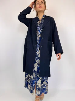 Diega Raviva Dress Blue/Ecru