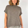 Evam Eva Lily Sleeveless Jumper Mocha