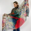 Jo Edwards Fly Me Embroidered Scarf