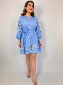 Louise Misha Rinala Dress Blue