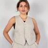 Pas De Calais 3321 Waistcoat Natural