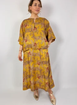 Tapis Noir Caroline Skirt Yellow